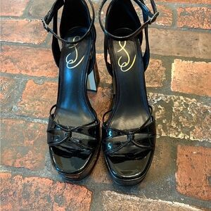 Sam Edelman Kamille Strappy Platform Ankle Strap Size 8